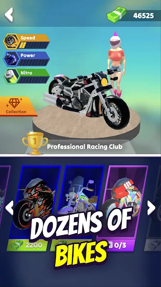 Wild Wheels: Bike Racing (Уайлд Вилз)  [МОД Много монет] Screenshot 4