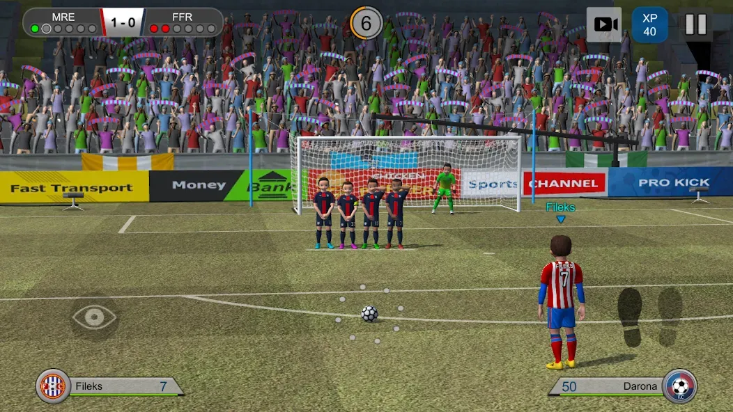 Pro Kick Soccer (Про Кик Сокер)  [МОД Menu] Screenshot 2