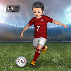 Взломанная Pro League Soccer (Про лига футбола)  [МОД Mega Pack] - последняя версия apk на Андроид