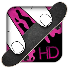 Скачать взлом Fingerboard HD Skateboarding (Фингерборд ХД скейтбординг)  [МОД Бесконечные деньги] - полная версия apk на Андроид