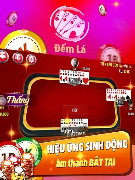 Tiến Lên Đếm Lá - Tien Len  [МОД Бесконечные монеты] Screenshot 4