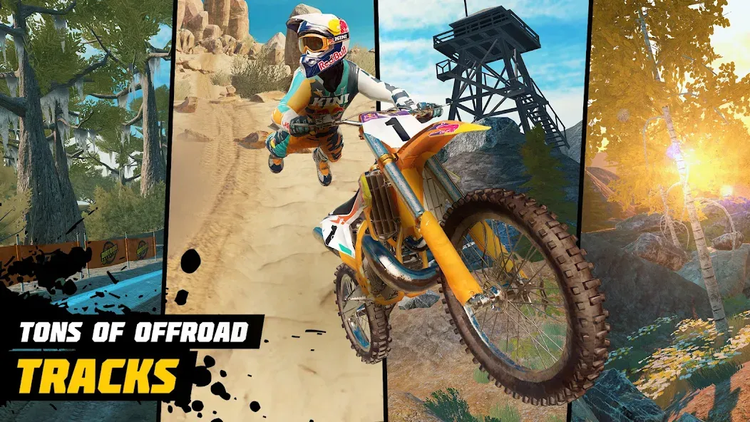 Dirt Bike Unchained: MX Racing (Дерт Байк Анчейнд)  [МОД Unlimited Money] Screenshot 2