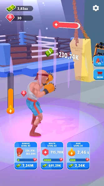 Tap Punch - 3D Boxing (Тап Панч)  [МОД Unlimited Money] Screenshot 3