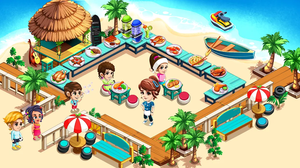 Cooking Restaurant Kitchen (Кукинг Ресторан Китчен)  [МОД Unlimited Money] Screenshot 3