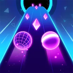 Скачать взлом Rolling Twins: Music Ball Rush (Роллинг Твинс)  [МОД Menu] - последняя версия apk на Андроид