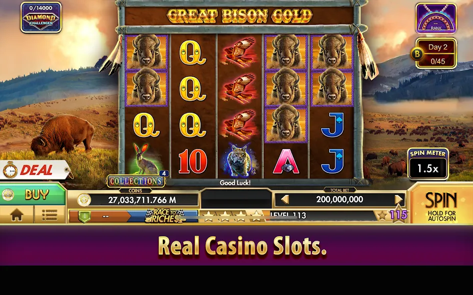 Black Diamond Casino Slots (СЛОТЫ)  [МОД Mega Pack] Screenshot 3