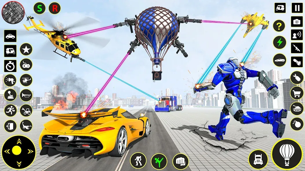 Truck Game - Car Robot Games  [МОД Много монет] Screenshot 4