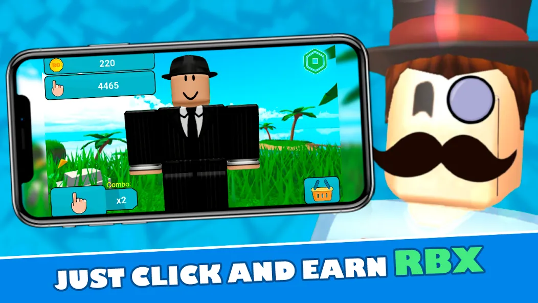 RoClicker - Robux (РоКликер)  [МОД Unlimited Money] Screenshot 1