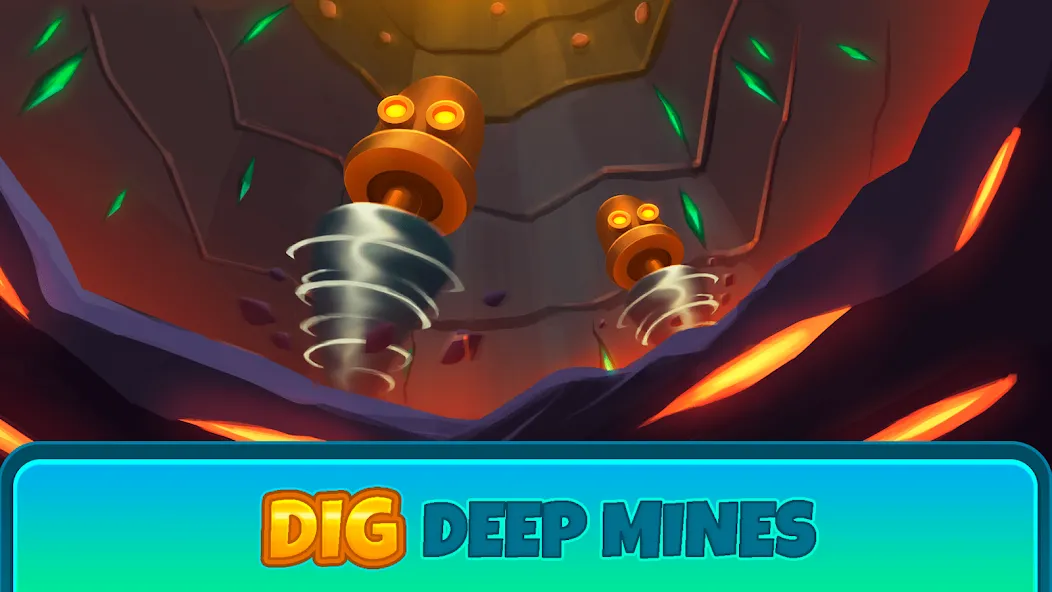 Deep Town: Idle Mining Tycoon (Дип Таун)  [МОД Бесконечные монеты] Screenshot 4