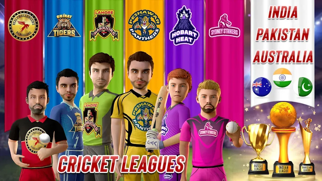 RVG Real World Cricket Game 3D (РВГ Реальная Мировая Крикетная Игра 3D)  [МОД Unlimited Money] Screenshot 5