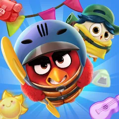 Скачать взлом Angry Birds Match 3 (Энгри Бердс Матч 3)  [МОД Все открыто] - полная версия apk на Андроид