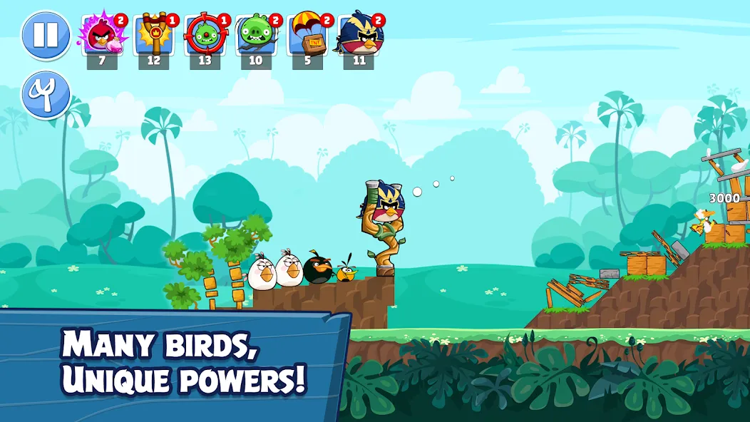 Angry Birds Friends (Энгри Брдс Френдс)  [МОД Много монет] Screenshot 3