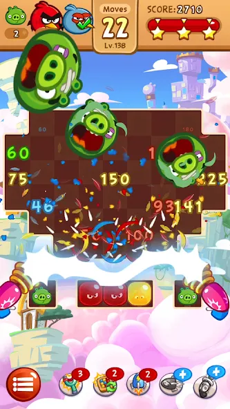 Angry Birds Blast (Энгри Бердс Бласт)  [МОД Бесконечные монеты] Screenshot 4