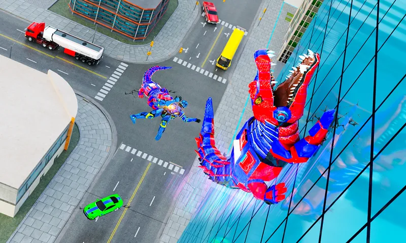 Robot Game Transform Crocodile  [МОД Mega Pack] Screenshot 1