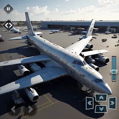 Взломанная Real Plane Flying Simulator  [МОД Бесконечные деньги] - последняя версия apk на Андроид