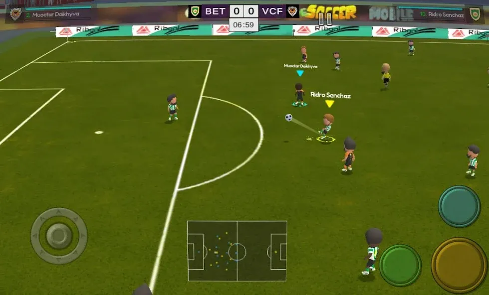 Super Arcade Soccer Mobile (упер Аркадный Футбол Мобильный)  [МОД Меню] Screenshot 1