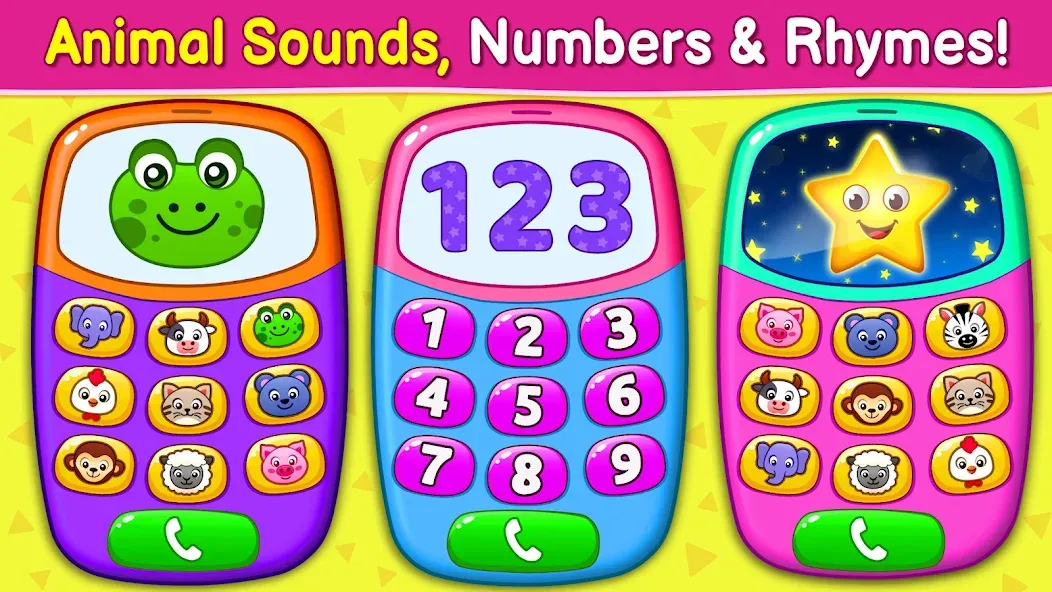 Baby Games: Piano & Baby Phone (Бейби Геймс)  [МОД Unlimited Money] Screenshot 1