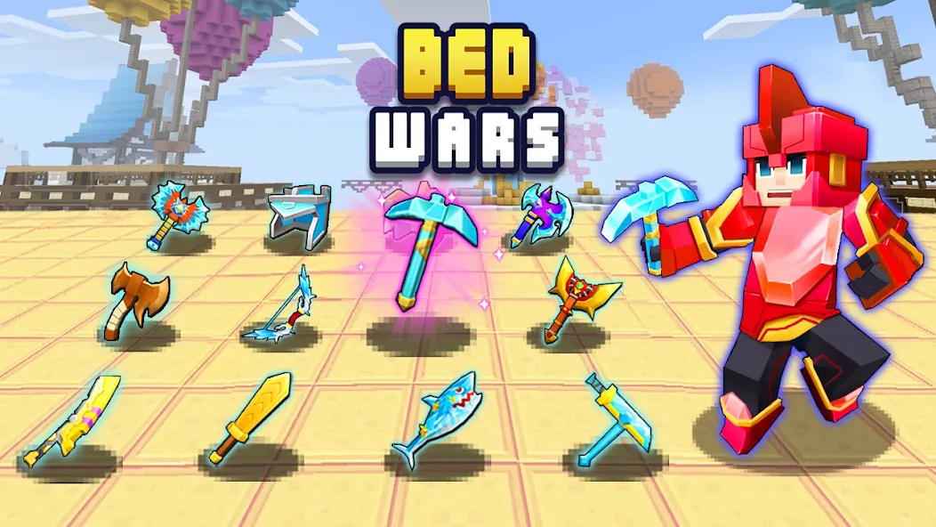 Bed Wars Lite (Бед Варс)  [МОД Mega Pack] Screenshot 5