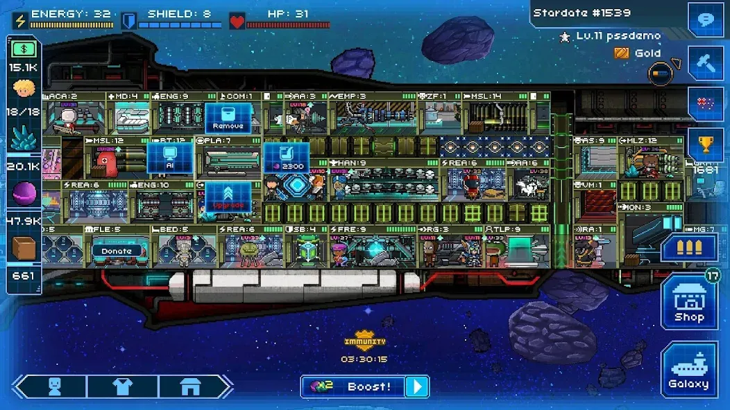 Pixel Starships™ (Пиксель Звездные Корабли)  [МОД Бесконечные монеты] Screenshot 5