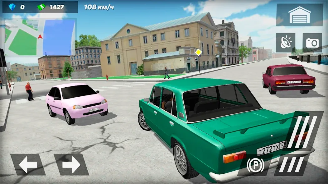 Жигули Копейка. Русские тачки  [МОД Бесконечные деньги] Screenshot 3