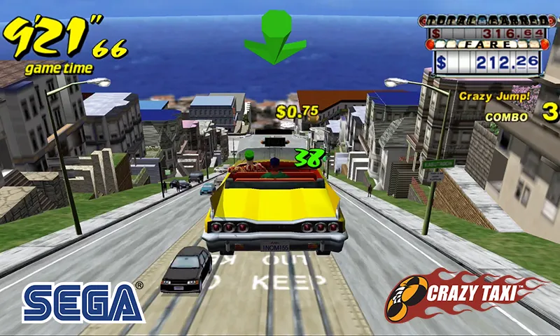 Crazy Taxi Classic (Крейзи Такси Классик)  [МОД Mega Pack] Screenshot 1