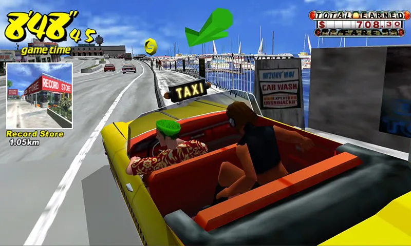 Crazy Taxi Classic (Крейзи Такси Классик)  [МОД Mega Pack] Screenshot 2