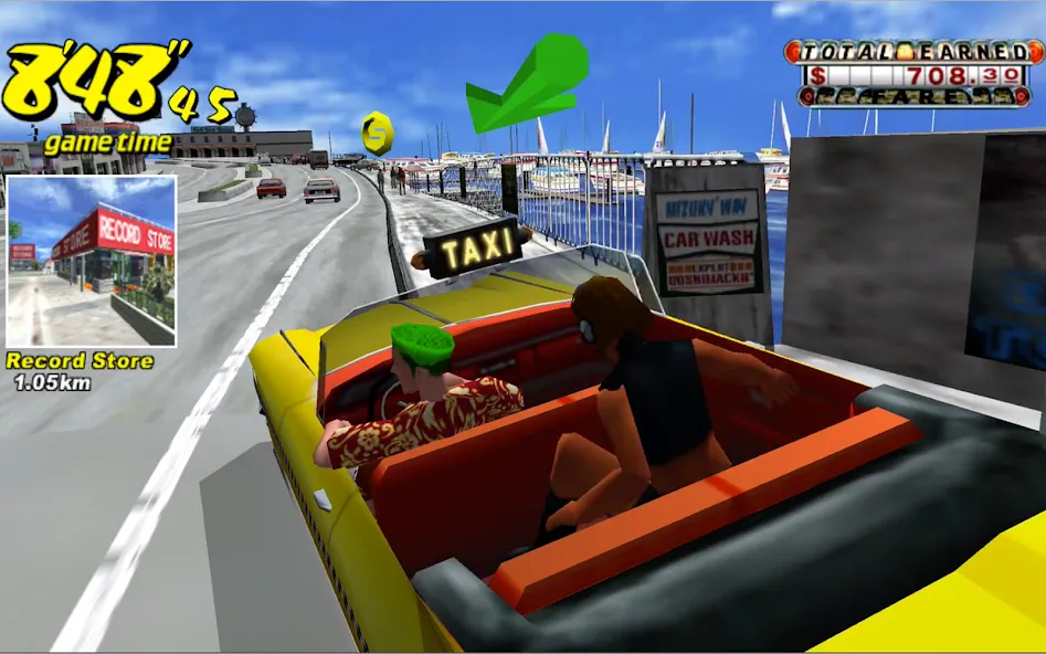 Crazy Taxi Classic (Крейзи Такси Классик)  [МОД Mega Pack] Screenshot 5