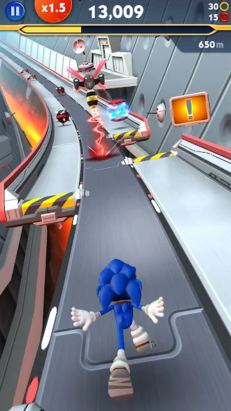 Sonic Dash 2: Sonic Boom Run (Соник Дэш 2)  [МОД Много монет] Screenshot 3