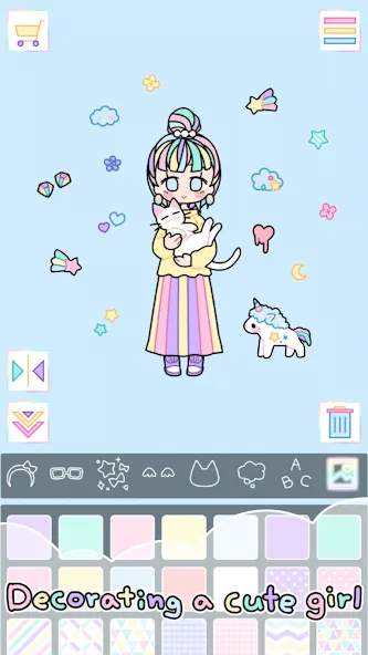 Pastel Girl : Dress Up Game  [МОД Бесконечные монеты] Screenshot 2