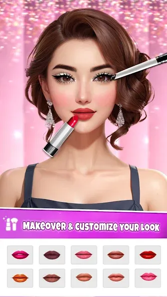 Fashion Artist: Makeup Game  [МОД Меню] Screenshot 1