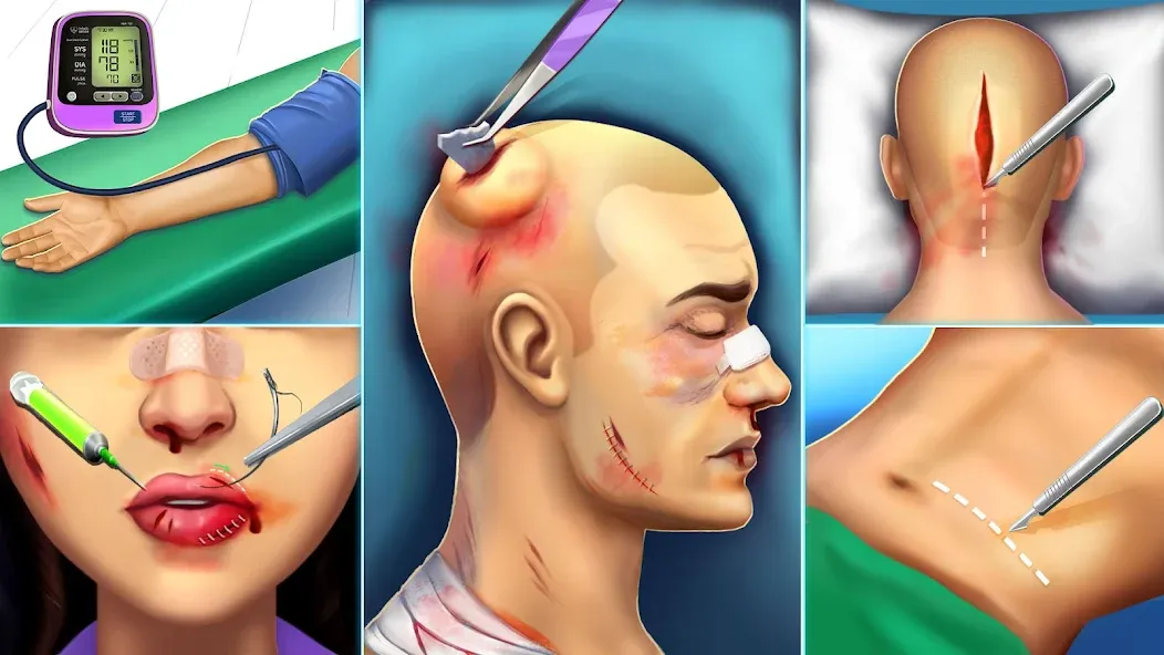 Surgery Simulator Doctor Game  [МОД Mega Pack] Screenshot 4