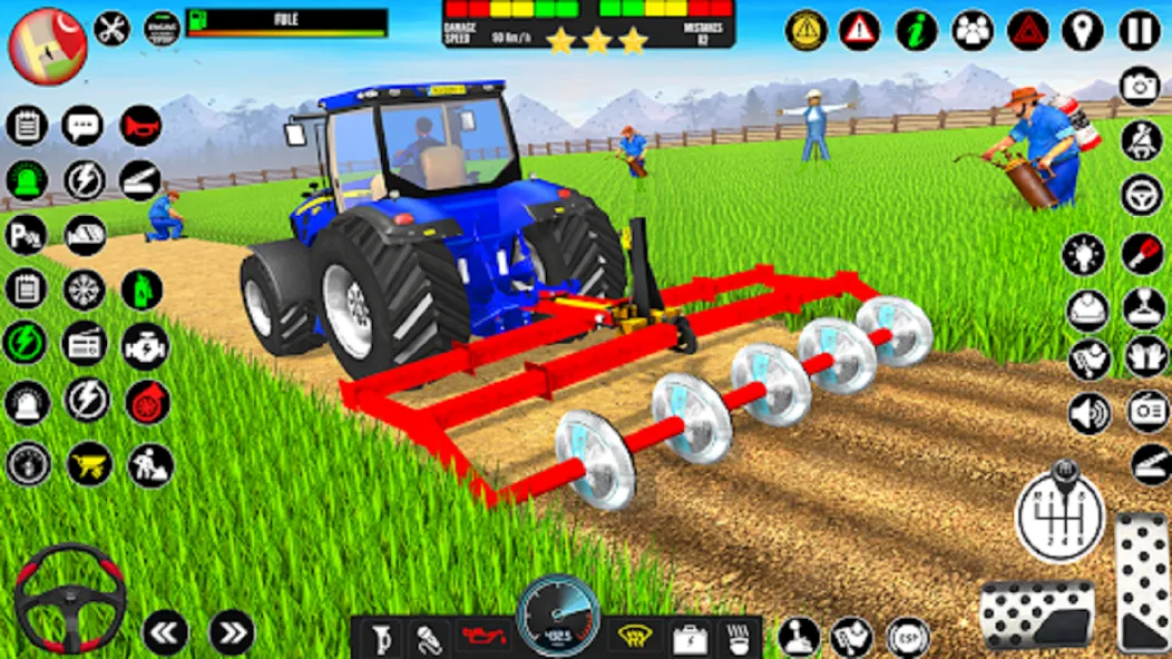 Indian Tractor Driving Game 3D (Фарминг Геймс)  [МОД Unlimited Money] Screenshot 2