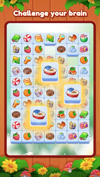 Triple Connect: Match Tile (Трипл Коннект)  [МОД Бесконечные монеты] Screenshot 3