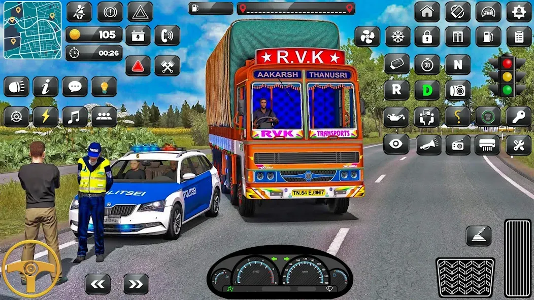 Indian Truck Driver Simulator  [МОД Все открыто] Screenshot 5