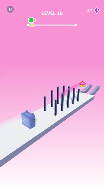 Jelly Shift - Obstacle Course (Джелли Шифт)  [МОД Mega Pack] Screenshot 2