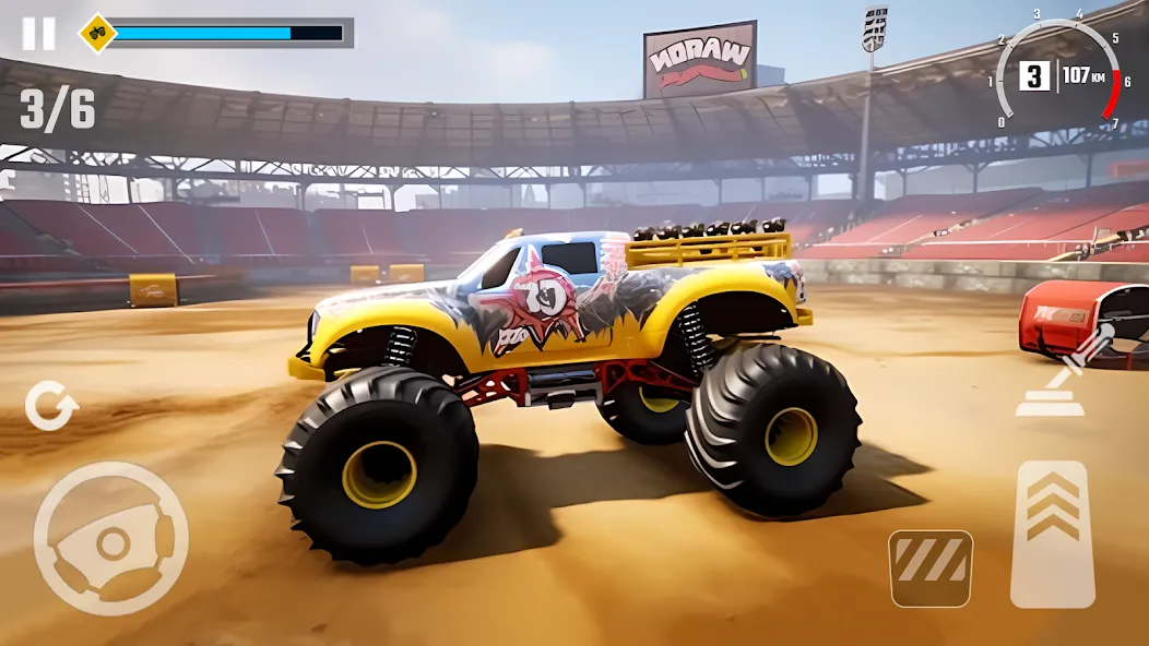 4x4 Monster Truck Racing Games (Монстр Трак Гонки игры)  [МОД Меню] Screenshot 2