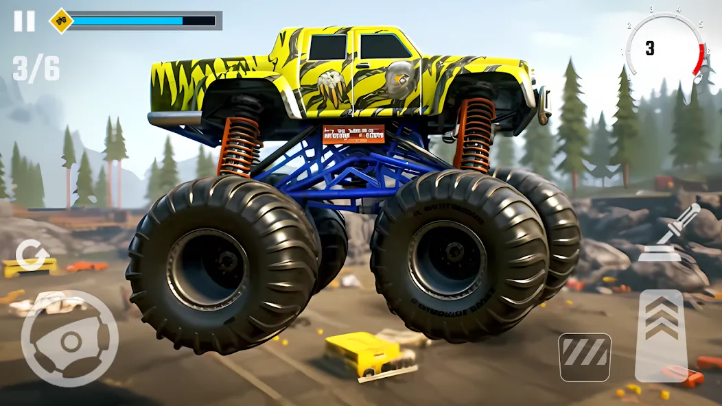 4x4 Monster Truck Racing Games (Монстр Трак Гонки игры)  [МОД Меню] Screenshot 4