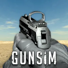 Взломанная GUNSIM - 3D FPS Shooting Guns (ГУНСИМ)  [МОД Бесконечные деньги] - последняя версия apk на Андроид