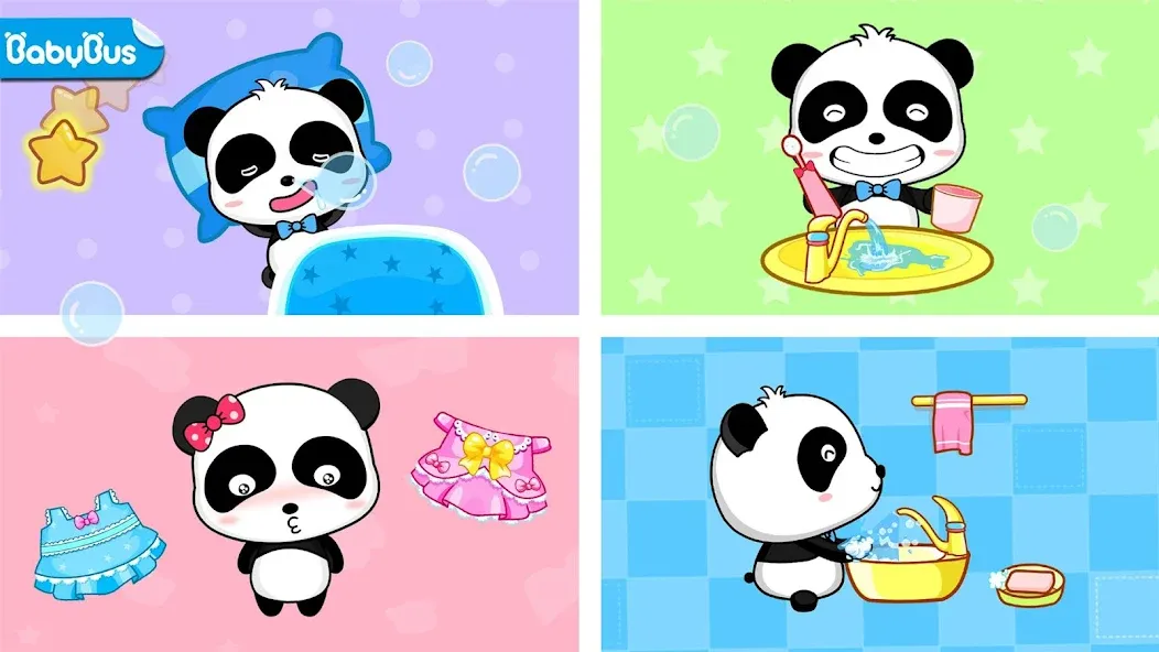 Baby Panda's Daily Life  [МОД Unlocked] Screenshot 1