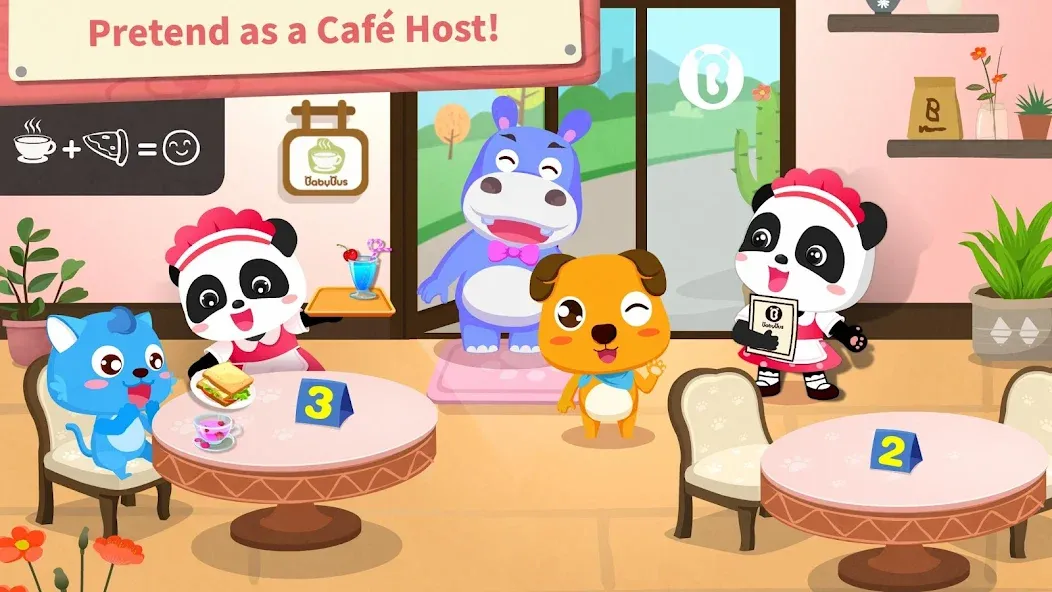 Baby Panda’s Summer: Café  [МОД Unlocked] Screenshot 4