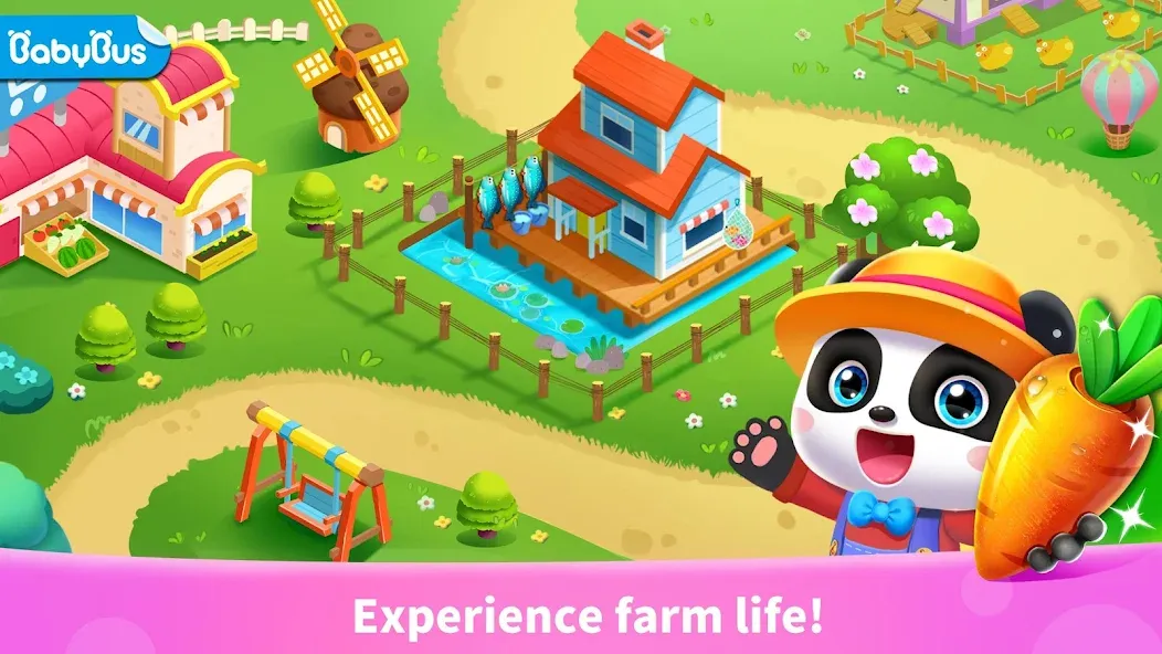 Little Panda's Farm  [МОД Бесконечные деньги] Screenshot 1