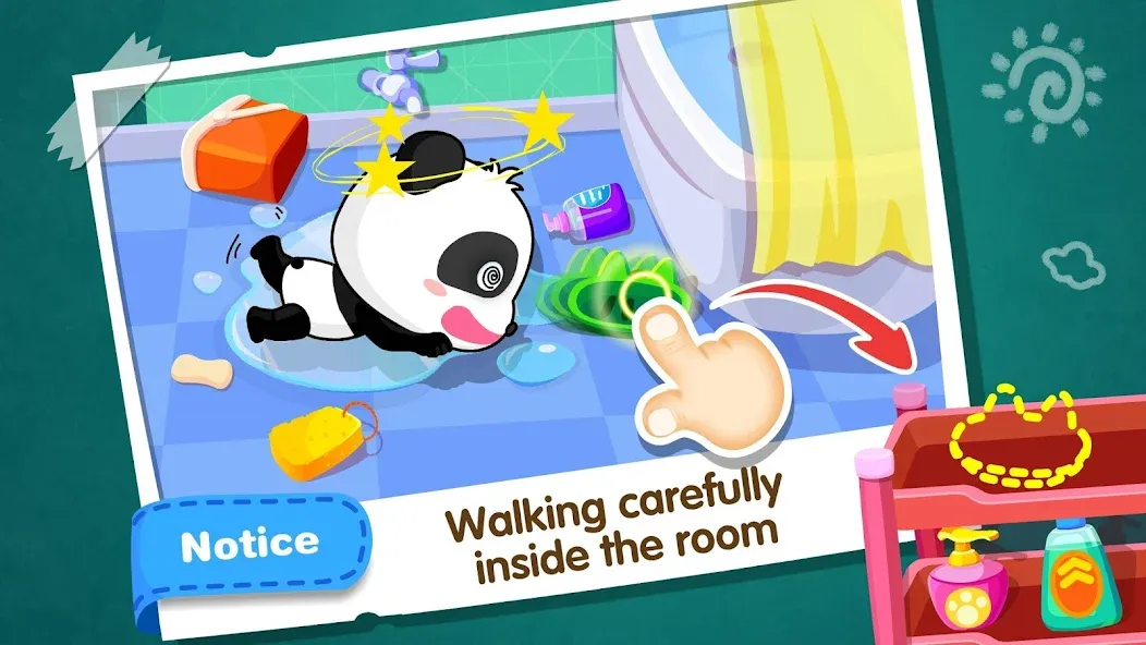 Baby Panda Home Safety  [МОД Много денег] Screenshot 4