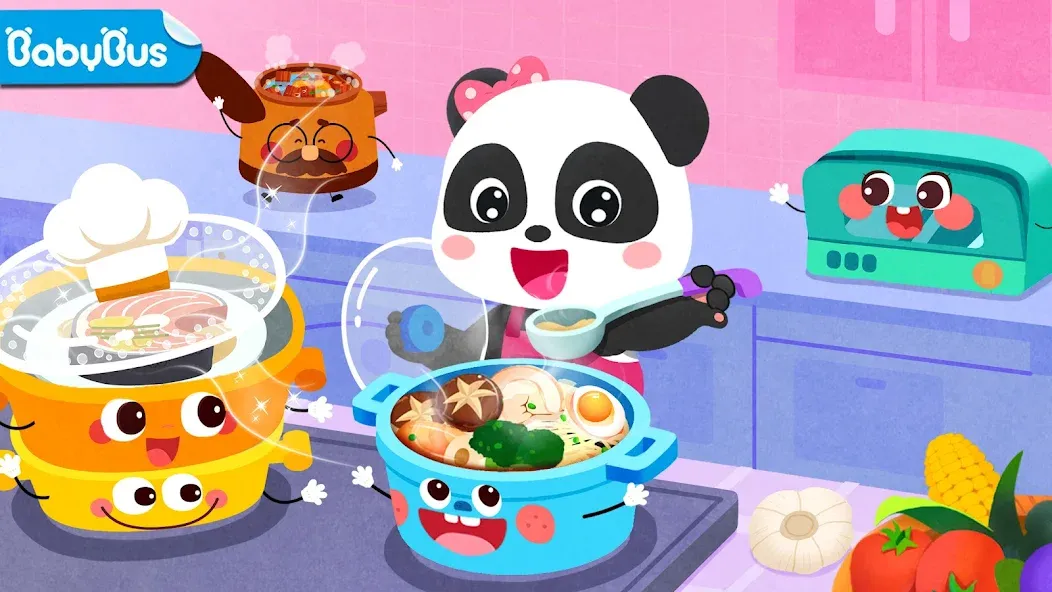 Baby Panda's Kitchen Party  [МОД Unlimited Money] Screenshot 1