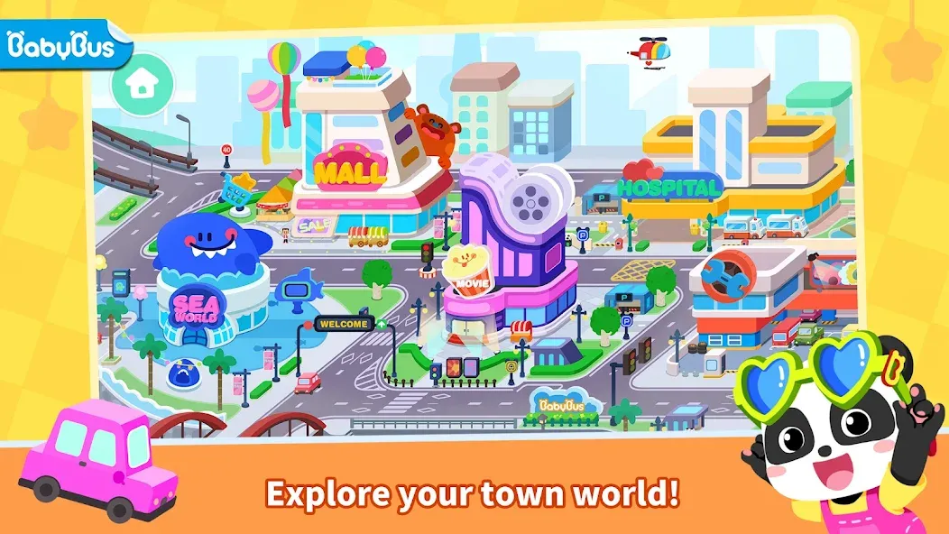 Little Panda's Town: My World  [МОД Все открыто] Screenshot 1