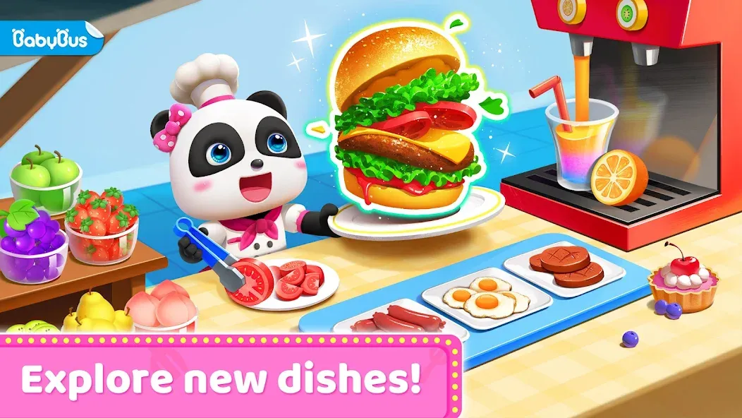 Little Panda's Restaurant  [МОД Бесконечные монеты] Screenshot 1