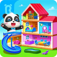 Скачать взломанную Baby Panda's House Games  [МОД Unlocked] - последняя версия apk на Андроид