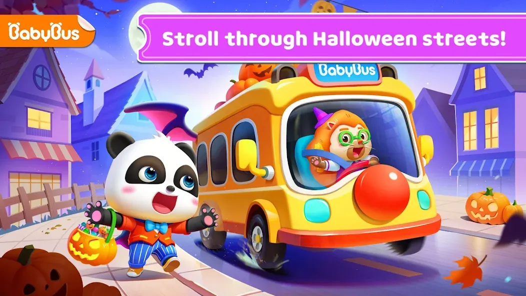 Baby Panda's School Bus  [МОД Бесконечные монеты] Screenshot 1