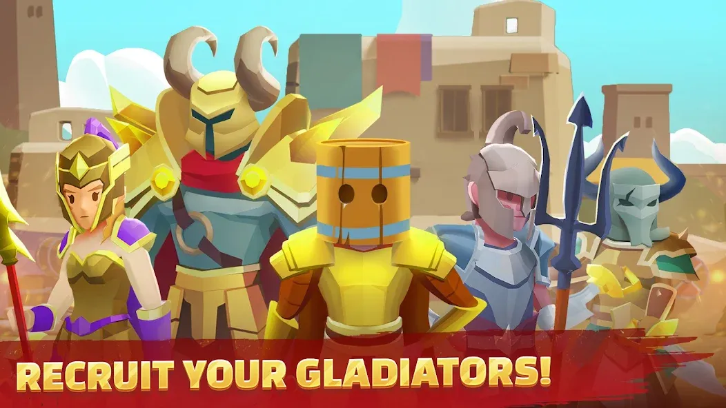 Gladiators Arena: Idle Tycoon (Гладиаторская арена)  [МОД Menu] Screenshot 5