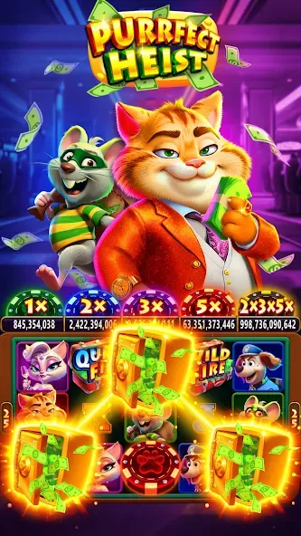 Fat Cat Casino - Slots Game (Фэт Кэт Казино)  [МОД Menu] Screenshot 3