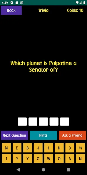 Quiz For SW Fans (Квиз для фанатов ЗВЗ)  [МОД Бесконечные деньги] Screenshot 1